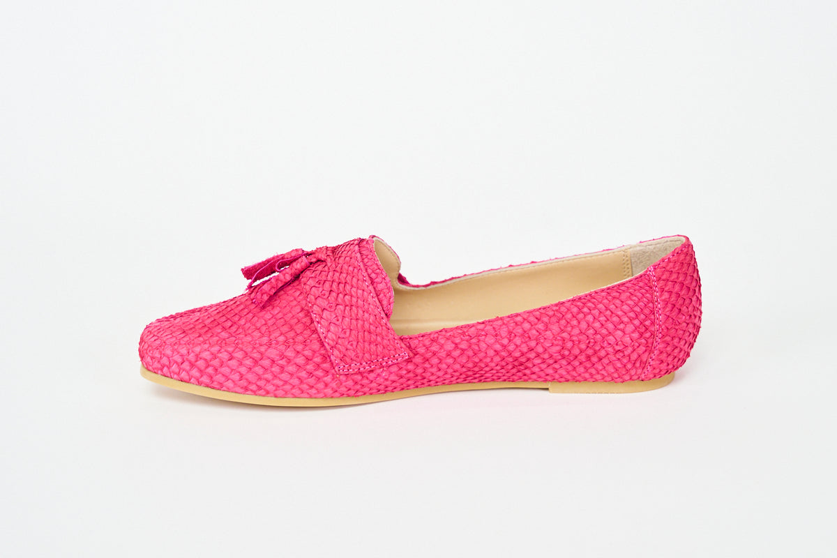 Tassel Sailing Loafer - Hibiscus