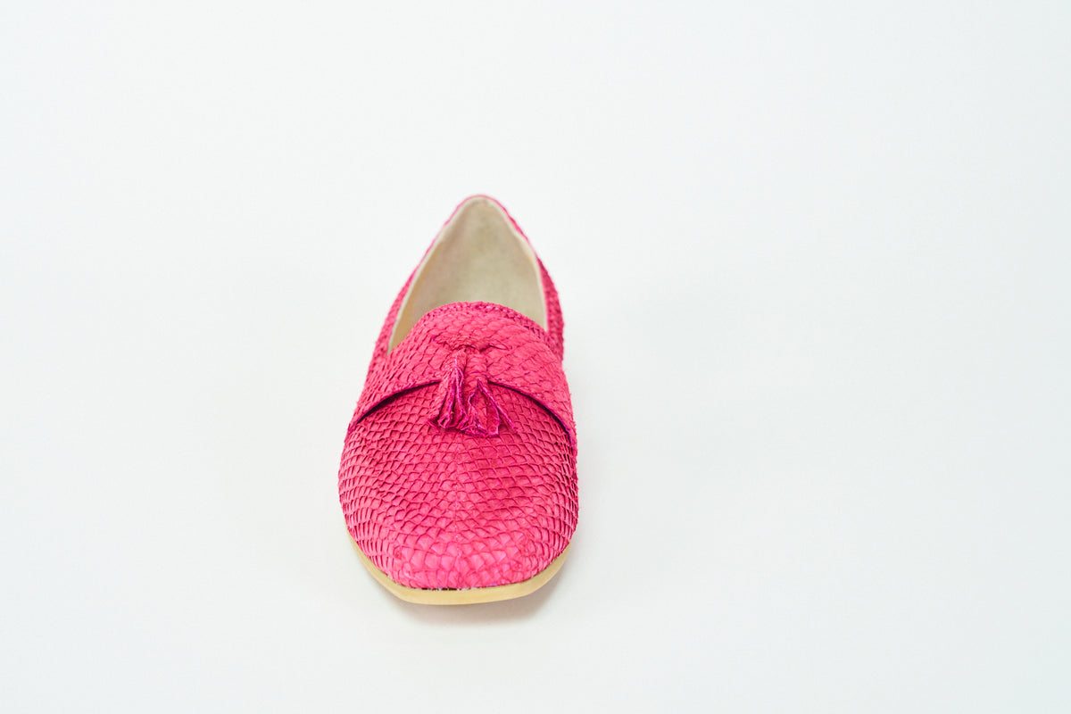Tassel Sailing Loafer - Hibiscus