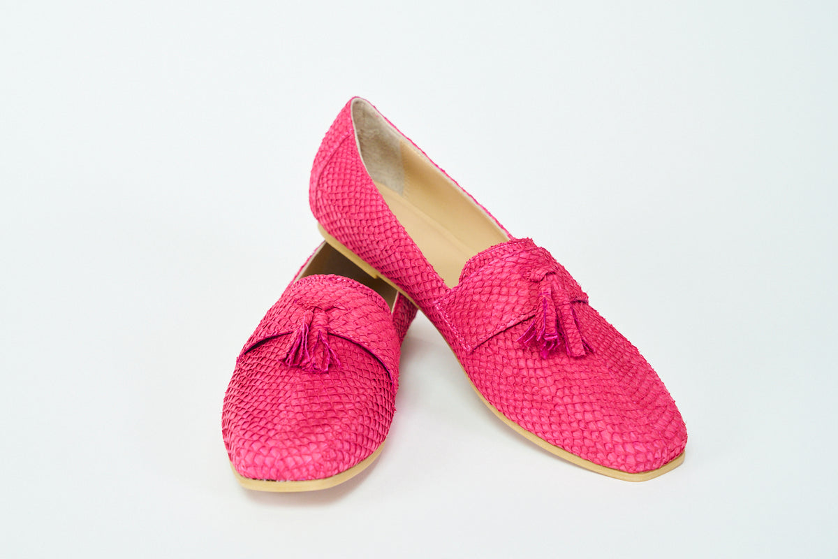 Tassel Sailing Loafer - Hibiscus