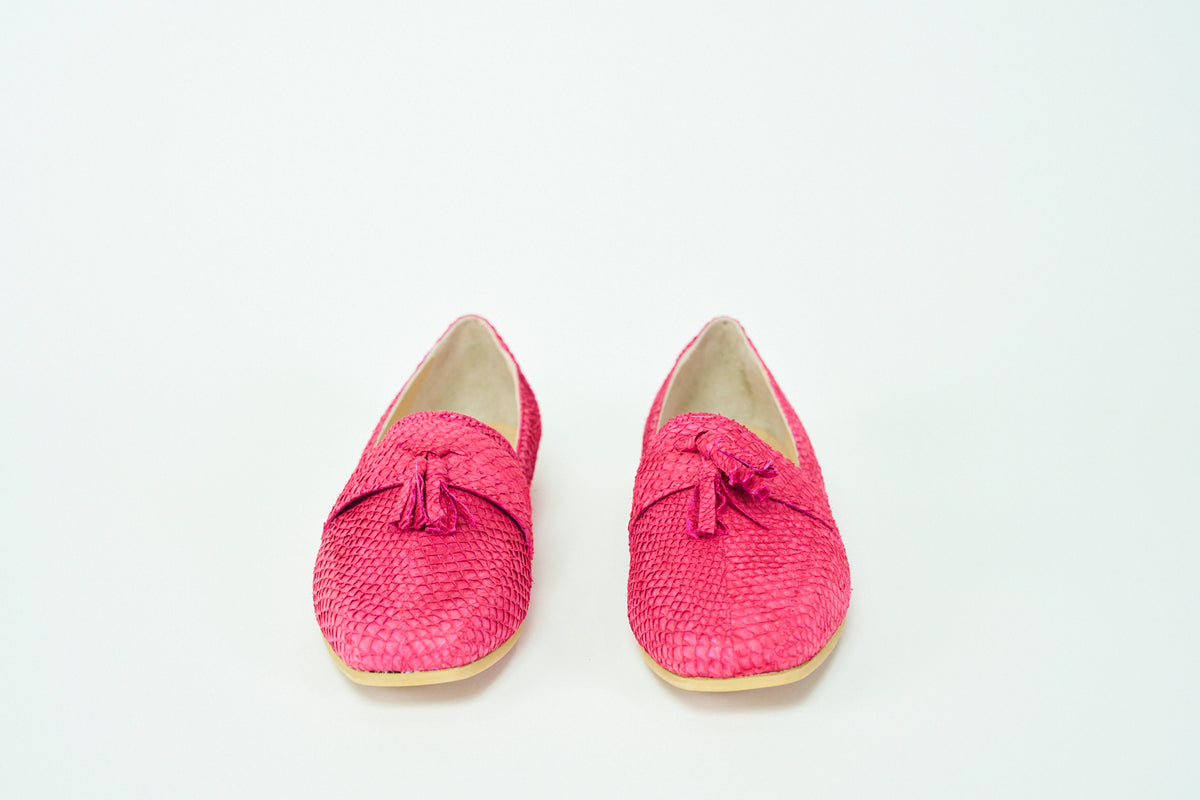 Tassel Sailing Loafer - Hibiscus