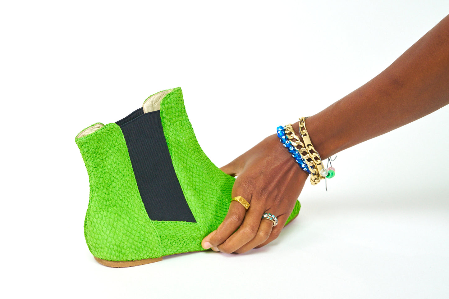 Dainty Chelsea Boot - Green Cho Cho