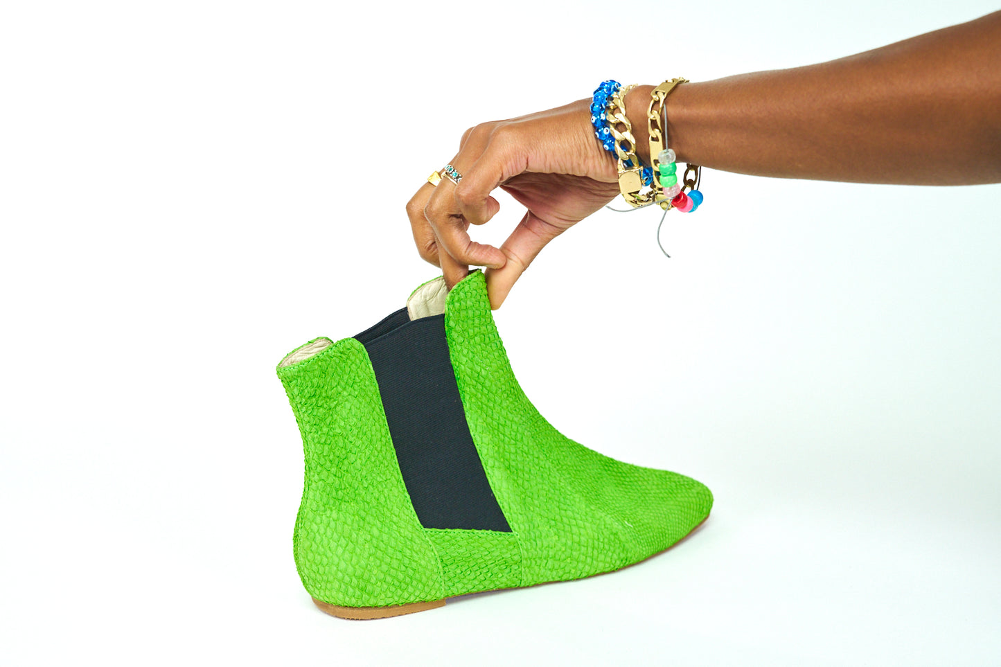 Dainty Chelsea Boot - Green Cho Cho