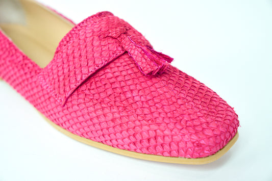 Tassel Sailing Loafer - Hibiscus